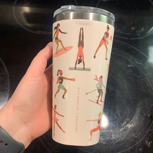 Rifle Paper Co. x Corkcicle Workout Girls 16 oz tumbler